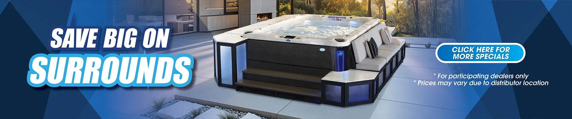 Calspas hot tub being used in a family setting - Mount Vernon